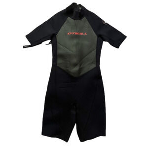 O'Neill Hammer 2:1 Junior Youth Black Shorty Spring Surf Wetsuit Size 14